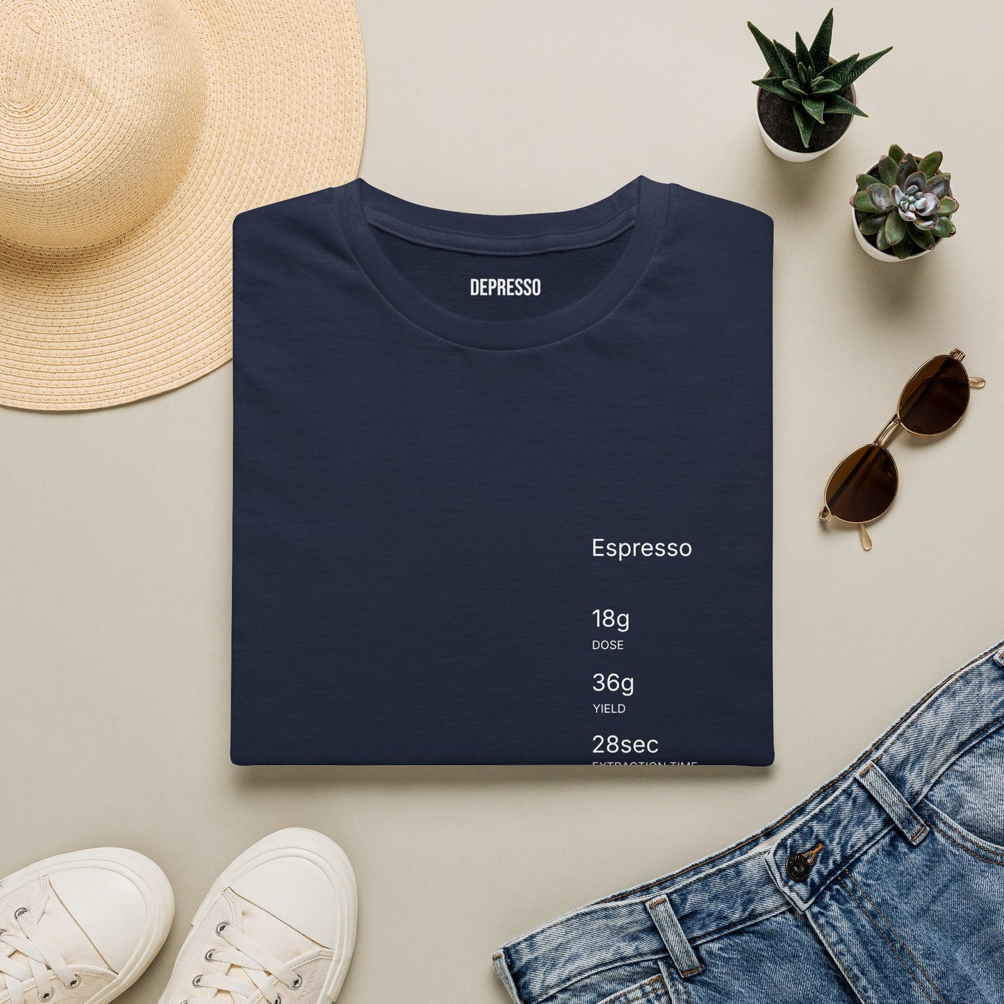 Espresso Spec Sheet Tee — Everything Else Is Out of Spec