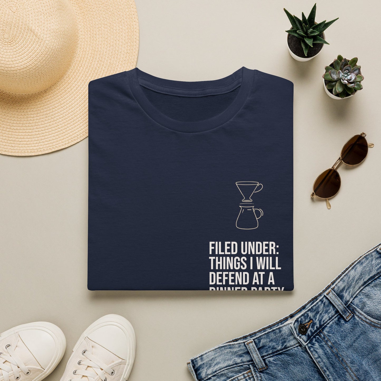 Anatomy of a V60 — Minimalist Coffee T-Shirt