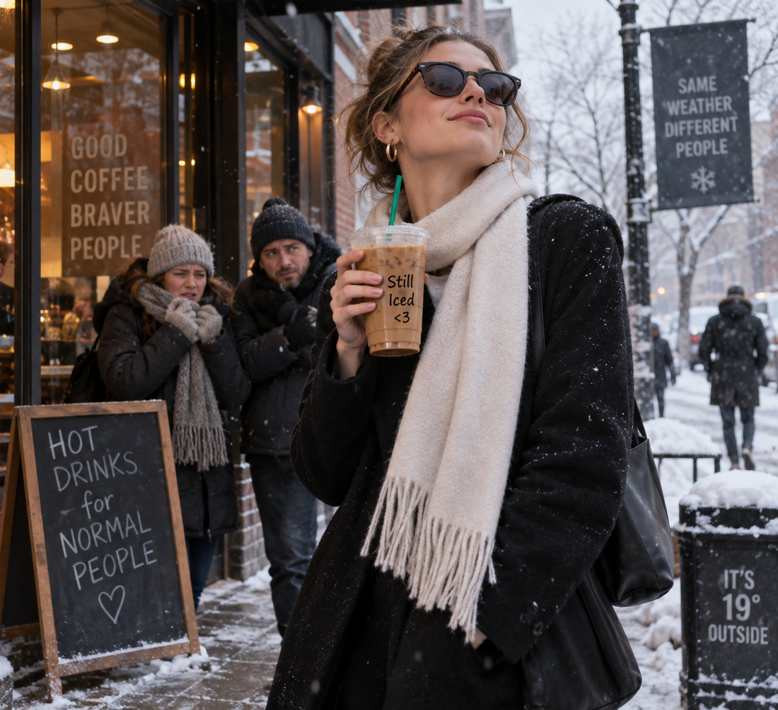 It Is Nineteen Degrees Outside. You Are Not Cold. You Are Making a Statement.