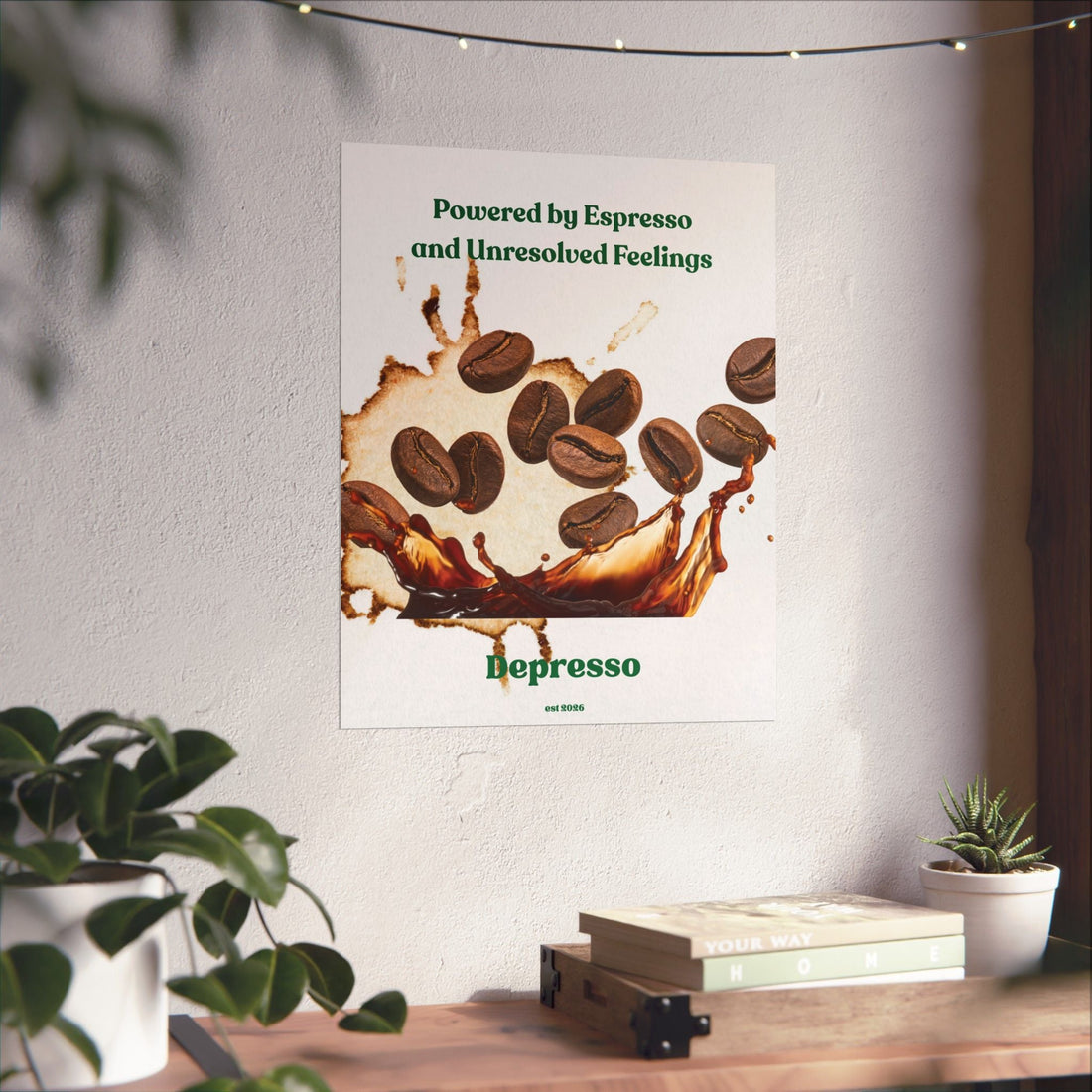 Funny Movie Poster Prints for Coffee Lovers — The Depresso Collection