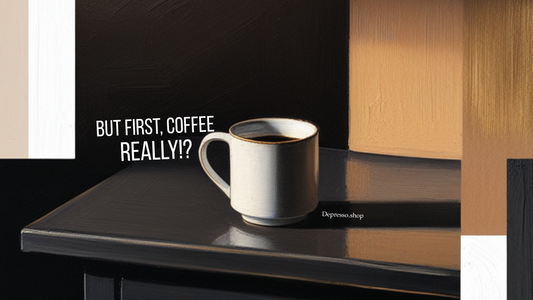 But First, Coffee is a Cry for Help in Cursive