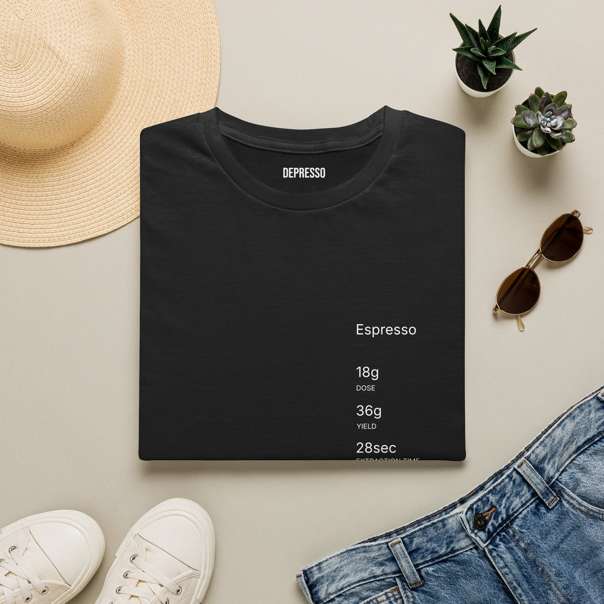 Espresso Spec Sheet Tee — Everything Else Is Out of Spec