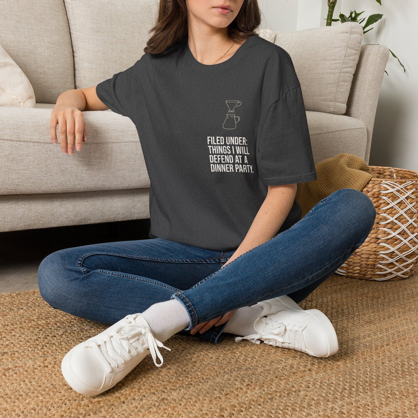 Anatomy of a V60 — Minimalist Coffee T-Shirt