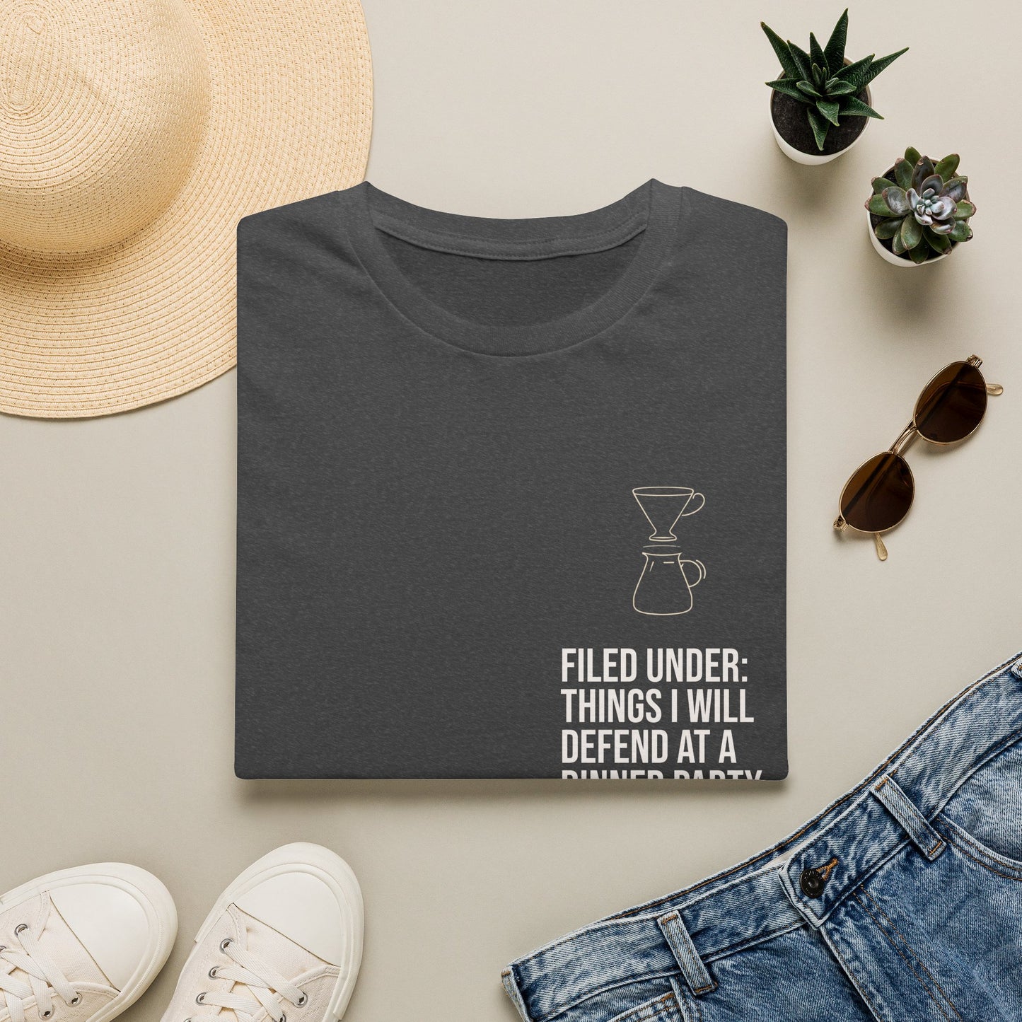 Anatomy of a V60 — Minimalist Coffee T-Shirt