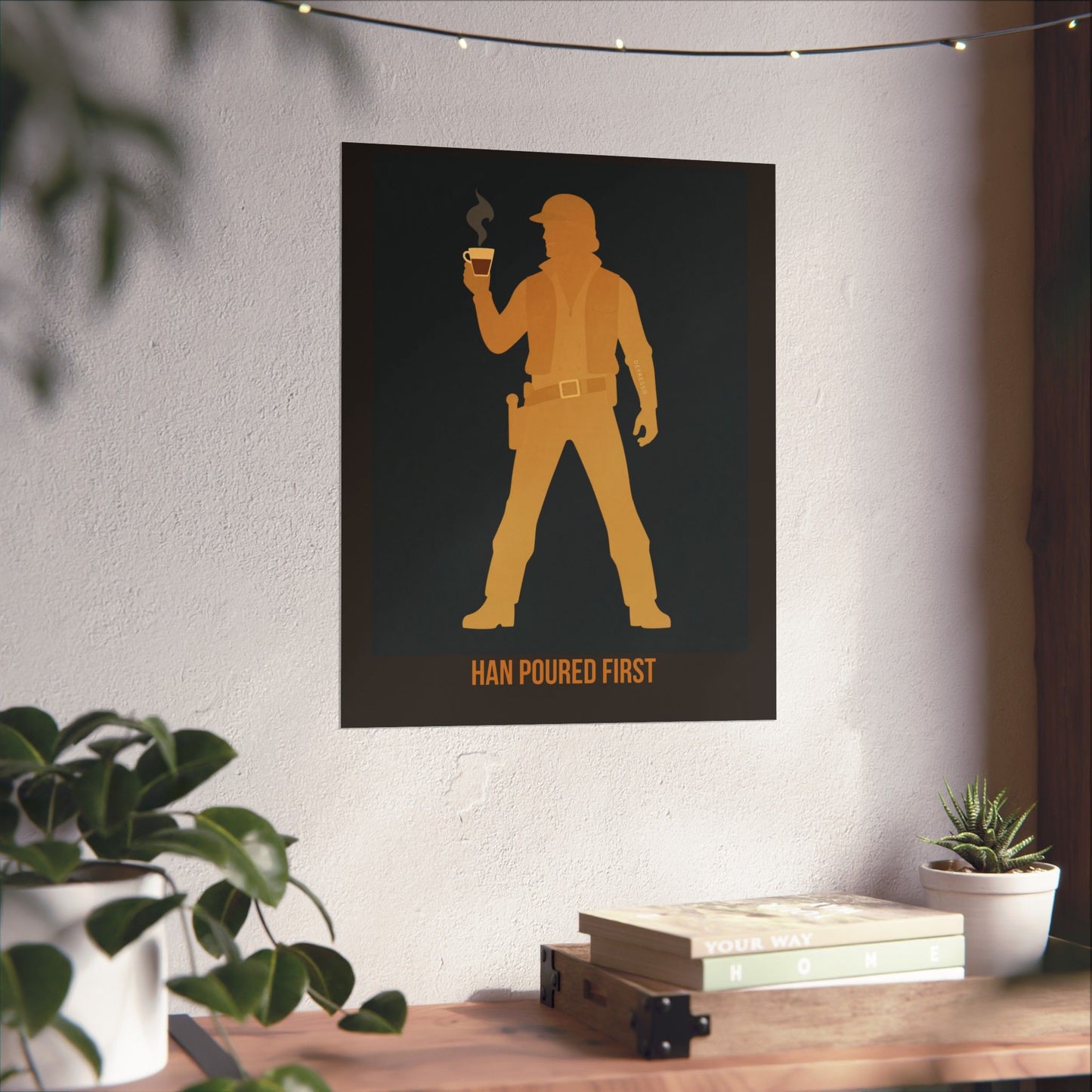 Han Poured First — Depresso Star Wars Coffee Poster