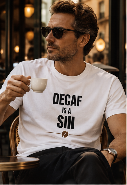 Decaf Is A Sin T-Shirt