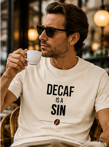 Decaf Is A Sin T-Shirt