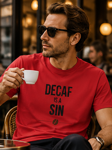 Decaf Is A Sin T-Shirt