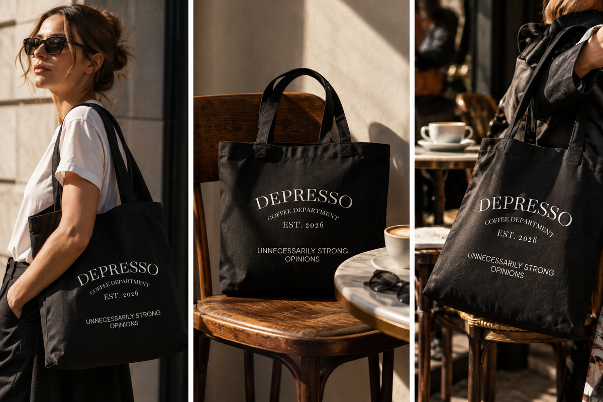 DEPRESSO COFFEE DEPARTMENT TOTE