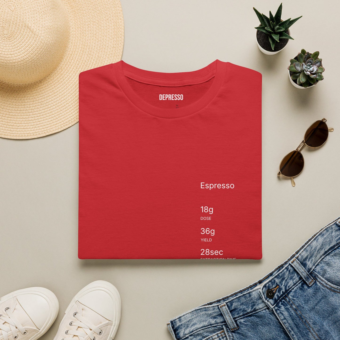Espresso Spec Sheet Tee — Everything Else Is Out of Spec
