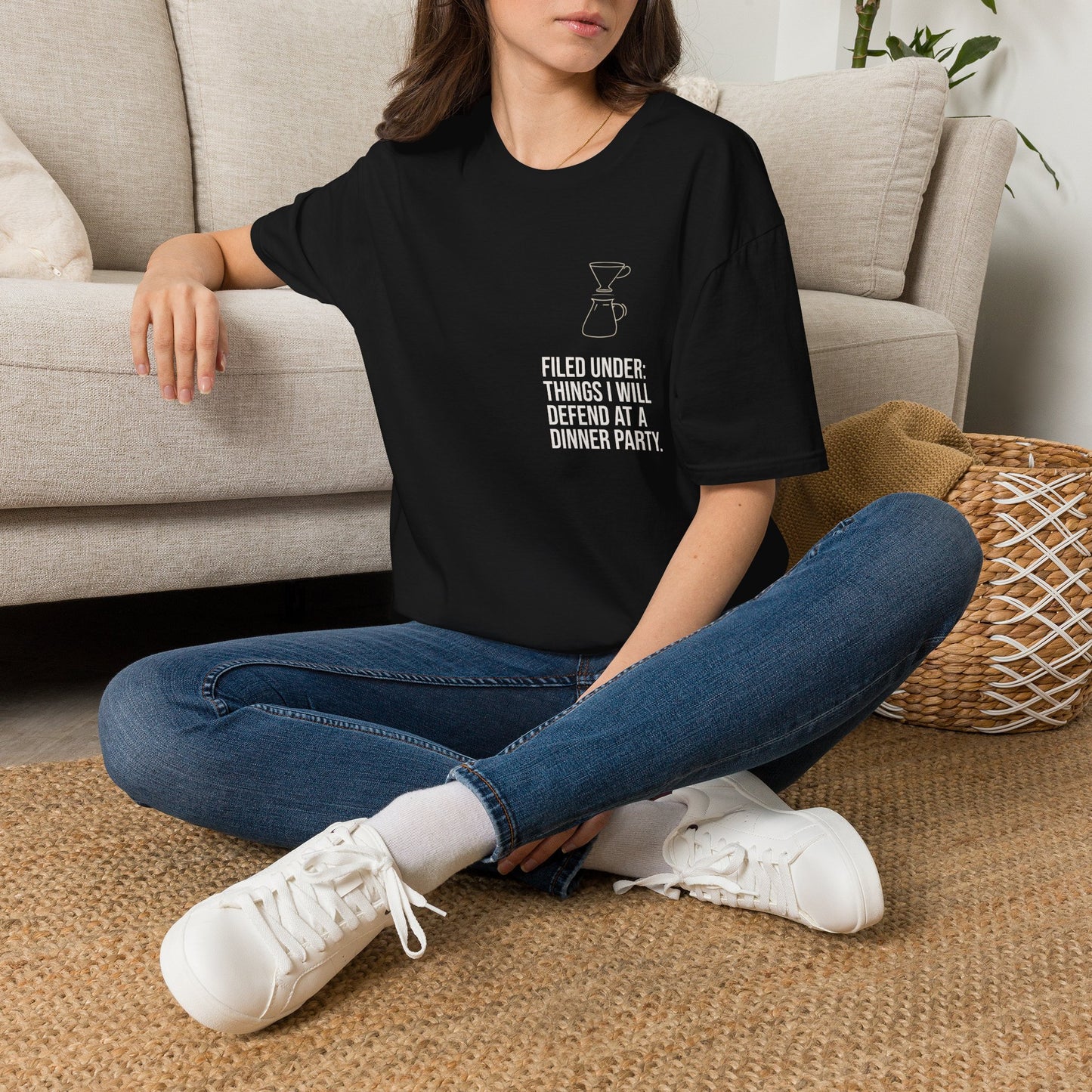 Anatomy of a V60 — Minimalist Coffee T-Shirt