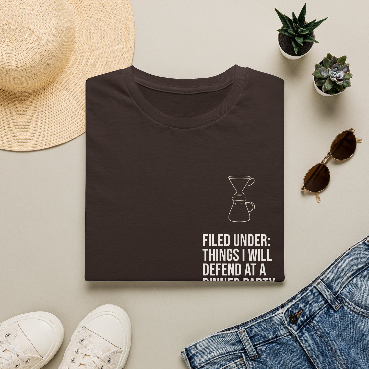Anatomy of a V60 — Minimalist Coffee T-Shirt