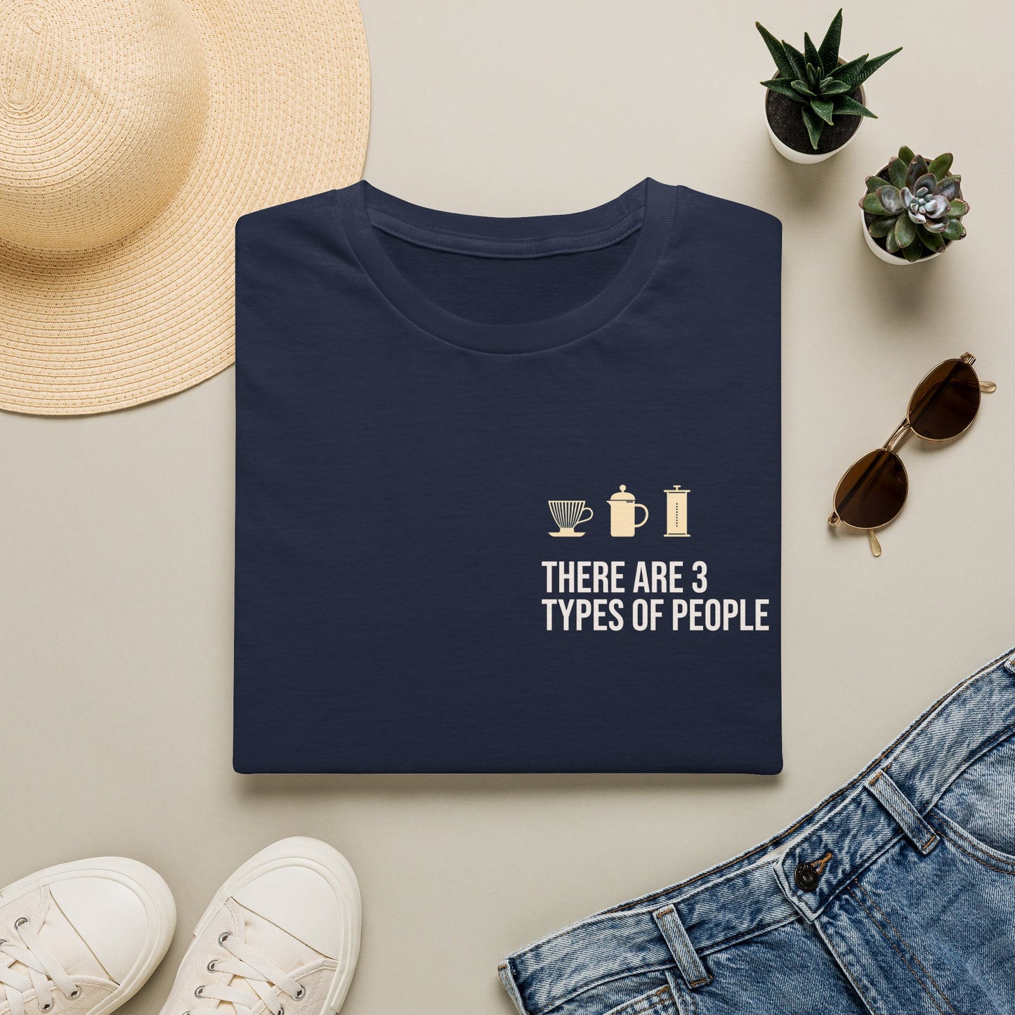 Funny Coffee Brewing Method T-Shirt — There Are 3 Types of People | Depresso