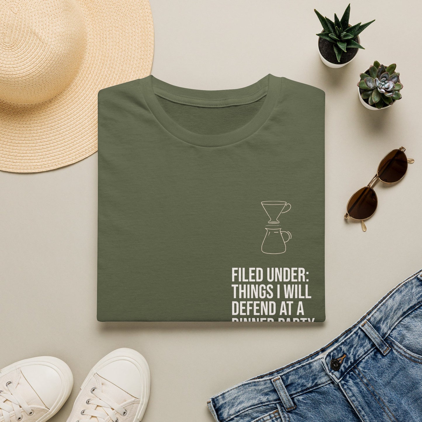 Anatomy of a V60 — Minimalist Coffee T-Shirt