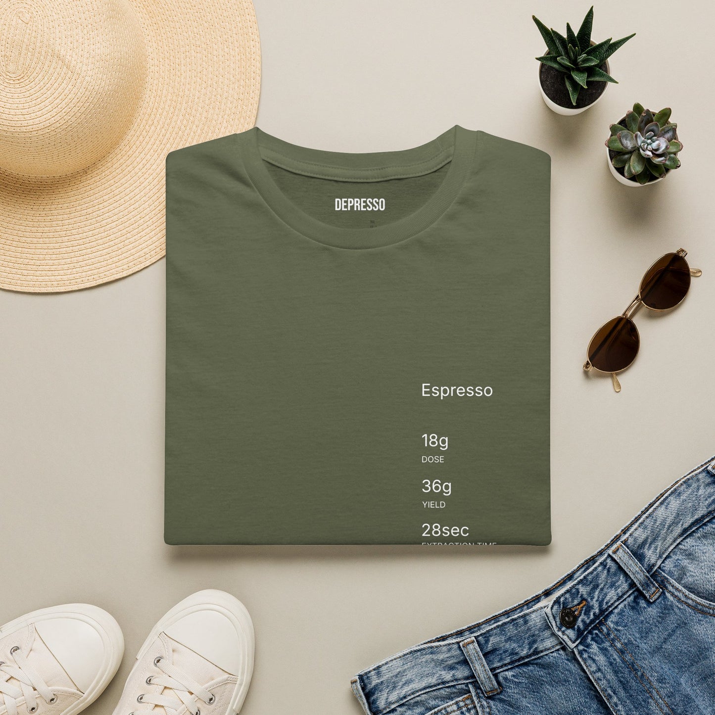 Espresso Spec Sheet Tee — Everything Else Is Out of Spec