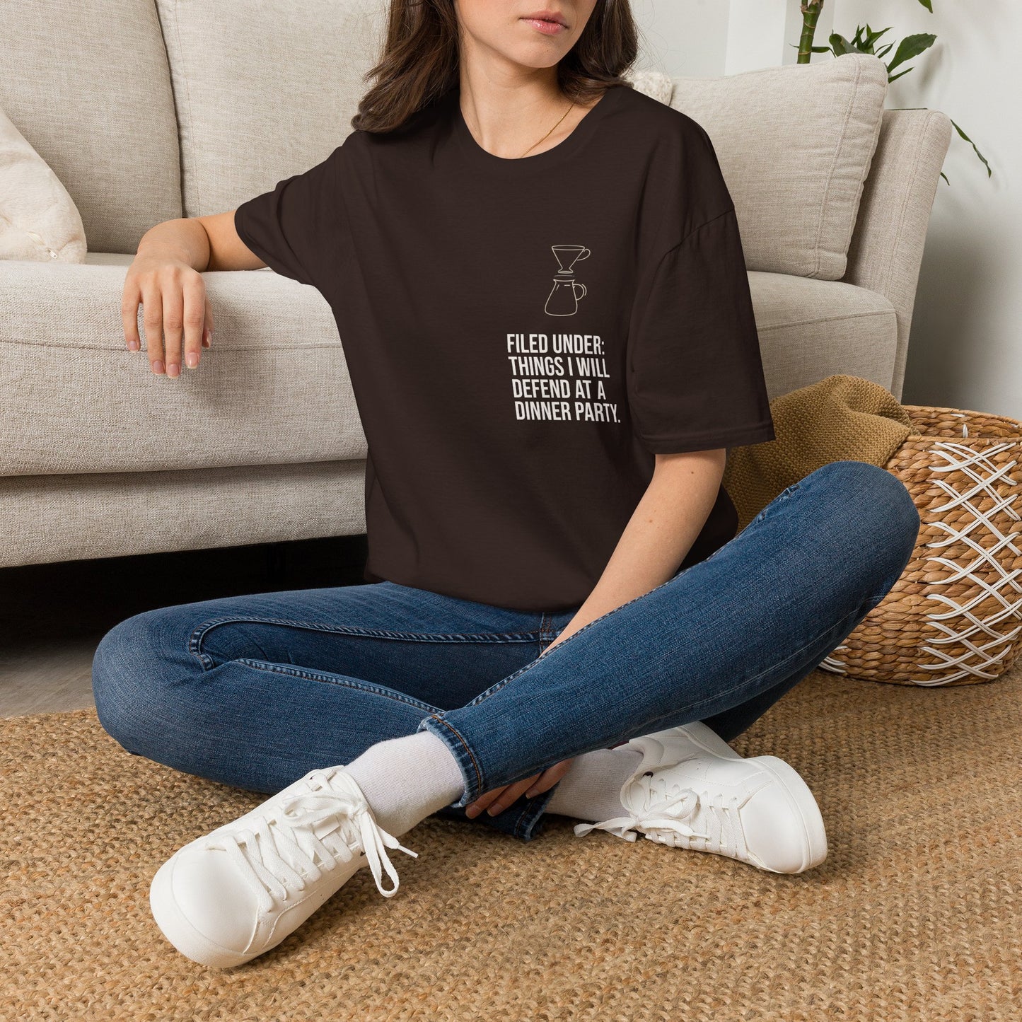 Anatomy of a V60 — Minimalist Coffee T-Shirt