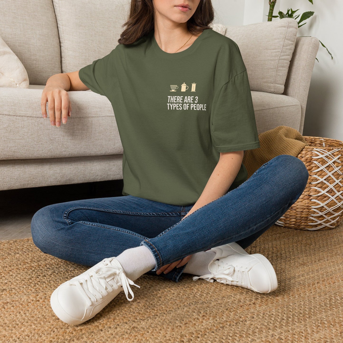 Funny Coffee Brewing Method T-Shirt — There Are 3 Types of People | Depresso